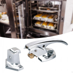 Freezer Door Handle latches Kit Zinc Alloy Adjustable Base Height Multifunctional