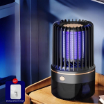 LED Valgus S&auml;&auml;setapja - Kaasaskantav USB-toitega ABS-materjalist - patareid ei vaja Moodne s&auml;&auml;seputukate t&otilde;rjevalgus vastupidav ABS-konstruktsioon must