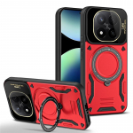 Magnetiline r&otilde;ngaskaitse p&otilde;rutuskindel &uuml;mbris Xiaomi Redmi Note 14 Pro 5G Pro+ Plus Note14 4G jaoks Magsafe juhtmevaba laadimise kate Redmi Note 14 5G (Global) punane