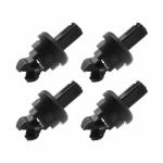 4x Klambrid Auto Tagaluugi Pakiriiuli N&ouml;&ouml;ride Hoidik Renault Clio Megane Scenic Laguna Modus MK1 MK2 MK3 1 2 3 jaoks