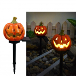 Halloweeni k&otilde;rvitsakujulised p&auml;ikesepaneelidega teevalgustid, maasse torgatavad p&auml;ikesepaneelidega valgustid, k&otilde;rvitsakujulised aiavalgustid, veekindel Halloweeni v&auml;likaunistus