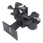 Puiduk&uuml;ttel pliidi ventilaator, kuumusj&otilde;ul t&ouml;&ouml;tav, 8 labaga, isek&auml;ivituv, puiduk&uuml;ttel pliidi kaminaventilaator