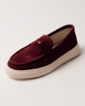 Naiste loferid Krula 4000 36 burgundia seemisnahk 36 burgundiapunane