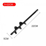 1 tk Aiapuuriterasest Aiat&ouml;&ouml;riistad Hoovi Spiraalvarras Lahtise Mulla Kaevamine Auk K&uuml;lv Istutamine Lilled Puud Taime T&ouml;&ouml;riist