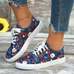 J&otilde;ulud tossud, naiste kingad, uus s&uuml;gismood, j&otilde;uluvana print Armas vabaaja lamedad naiste kingade festival 2024. aasta vulkaniseeritud kingad 36