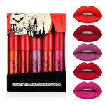 5 tk/komplekt Veekindel huulepulk Seksikas vampiiri huulepulk Matt sametine huulepulk Huulte meik Kosmeetika Labiales Matt