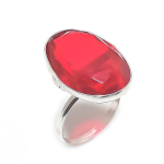 Mozambique Garnet Handmade 925 Sterling Silver Jewelry Ring Size 7 t3f91
