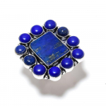 Lapis Lazuli Handmade 925 Sterling Silver Jewelry Ring Size 10 y8k85