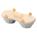 Mikrolaineahi topeltmunak&uuml;tt kaanega Eemaldatav &auml;ravoolukorv, kuumuskindel toiduklass PP po&scaron;eeritud munade pliit, auruti k&ouml;&ouml;giseade hall