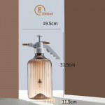 AsyPetsi majapidamispihustipudel Taim Lillede kastmispott Aiapihusti Juuksur Istutuskann hall v&auml;rv