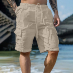 Meeste spordipuuvillane linane vabaaja l&uuml;hikesed p&uuml;ksid vabaaja pidžaama taskuga jooksmiseks l&uuml;hikesed p&uuml;ksid XXL