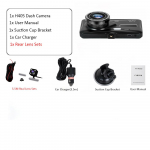 2024. aasta uus armatuurkaamera esi- ja tagakaamera CAR DVR auto videosalvesti S&otilde;iduki must kast FULL HD 1080P &ouml;ise n&auml;gemisega juhisalvesti Dual Lens