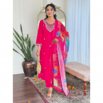 India peo-kleit Salwar Suit Kurta P&uuml;ksidega Dupattaga Komplekt Naistele Bollywood Tuunika Kurti SC-2316 M-38