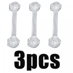 3-10 tk Lapselukk L&auml;bipaistev Avamisvastane Multifunktsionaalne Pehme Rihm Turvalukk S&otilde;rmede Vahelej&auml;&auml;mise Vastane Turvakaitse Pannal