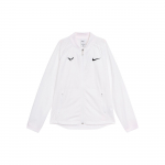 Nike Dri-FIT Rafa Kiiresti kuivav T&otilde;mblukuga Hingav Pikkade varrukatega Jakk Meeste jakid Valge DV2886-100 M