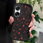 V&auml;rvitud muster Big Wave Edge pehme silikoon materjal Macaron telefoni &uuml;mbris p&otilde;rutuskindel kaitsev kummist &uuml;mbris OPPO Reno Realme jaoks OPPO Reno6 Z 5G roosa