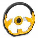 320mm12.5in Auto Spordi Rool Helinuppudega Alumiinium PVC Universaalne Lisatarvik