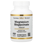 Magneesiumbisgl&uuml;tsinaat, toodetud Traacs&reg;-iga, 60 taimset kapslit (100 mg kapsli kohta)