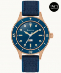 Bulova Archive Series Automaatne Pronks Eril Edition Khaki Meeste K&auml;ekell 98A325 sinine