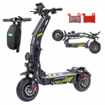 T116 Puls E-t&otilde;ukeratas 8000W Kahe mootoriga 60V40AH Suunatuledega Elektriroller T&auml;iskasvanutele 14 Maastikurehv H&uuml;drauliline pidur E-t&otilde;ukeratas 8000W 60V40AH