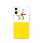 Coque &ndash; PIXELFORMA &ndash; iPhone 12 &ndash; Drapeau du Vatican &ndash; T&auml;ielik kaitse &ndash; Silikoonist supp