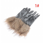 Halloweeni Hundipea Juuksemask Libahundi k&uuml;&uuml;nised Kindad Kost&uuml;&uuml;mipidu &Otilde;udne Decor 1#