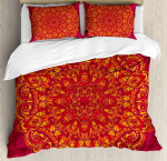 Ps&uuml;hhedeelne Boho Luksuslik Voodipesukomplekt 2/3 tk Padjap&uuml;&uuml;riga King Mandala Tekikott Queen Tekikott Pol&uuml;ester Tepitud Kate EU single(135x200cm)