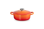 Le Creuset Jaapani malmpott emailitud 18 cm ja ahjus kasutatav Jaapani pott, oranž, gaasipliidile, induktsioonpliidile, [Ametlik toode] orange