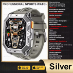 2025 Uus meeste spordi nutikell 1000mAh &Uuml;limalt vastupidav GPS-j&auml;lgija Kompass 10ATM veekindel Kompass Bluetooth-k&otilde;ne Nutikell h&otilde;be