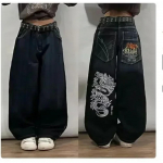 ZYLLO Y2K Ameerika Uus Retro Street Hip-hop Lahtised Teksad Naiselik Harajuku K&otilde;rge V&ouml;&ouml;kohaga Laiade S&auml;&auml;rtega P&uuml;ksid Gooti Laiad P&uuml;ksid T&auml;navap&uuml;ksid S