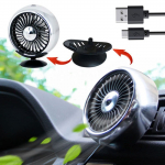 Kwak'i autoventilaator, Lauale, Konditsioneerile, Kahekordne kasutamine, Nurga reguleeritav, LED-valgusti, Sest h&otilde;be