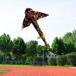 Shark Shaped Kite Huge Activity Colorful Relaxing Easy to Fly Toy Single Line for Beach Kids
