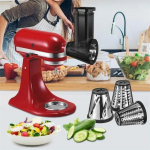 K&ouml;&ouml;giviljal&otilde;ikuri tarvikud Kitchenaid Suured noad K&ouml;&ouml;giviljade viilutus- ja riivimismasin Kaliibriga k&ouml;&ouml;giviljal&otilde;ikeriist viiega