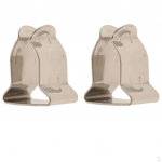 304 Stainless Steel Marine Yacht RV Hook Holder Clips -5/8in. to 1in. Tube