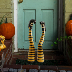Wicked Witch Legs Props Halloween Ornament Decor 16 inch Novelty Funny for Outdoor Patio