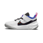Space Jam x Nike Team Hustle D10 SE PS Arvuti kiip Laste tossud Valge Hyper-Royal Roosa-Blast DH8055-100 28