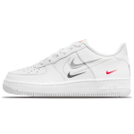 Nike Air Force 1 Low GS Mitme Swooshiga Laste Tossud Valge Osakesehall Fotonitolm DO6486-100 36.5