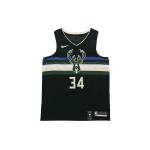 Nike NBA korvpallivorm Bucks Antetokounmpo Nr. 34 Statement Edition Meeste T-s&auml;rgid Must AT9806-011 S