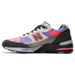 Palace x New Balance 991 Valmistatud Inglismaal Must Ultra Violet Meeste Tossud Lilla Griffin M991PLE 42 gray