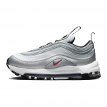 Nike Air Max 97 PS Silver Bullet 2023 Laste tossud Metallik-h&otilde;be Varsity-punane Valge FB2963-001 29.5