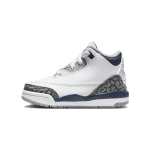 Air Jordan 3 Retro TD Midnight Navy Beebi tossud White Cement-Grey Black DM0968-140 17