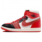 Air Jordan 1 High Method of Make Sport Red Naiste tossud Dune-Red Black Sail FB9891-600 36