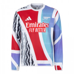 Adidas Aeroready Arsenal AFC Enne soojendav top Higi eemaldav pusa Pikkade varrukatega jalgpallis&auml;rk Meeste topid Hele-punane Valge Must JE7564 L