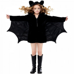 Halloweeni vanema-lapse kleit, T&uuml;drukute nahkhiire kombinesoon, Lava kleit, T&uuml;drukute ballipidu XS