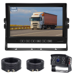 Tonowu Tagurduskaamera Monitori Komplekt Salvestusega AHD Tagurduskaamera IPS Monitor Kahepoolne Jagamine Infrapuna &Ouml;ine Vaade Joonega &Uuml;hilduv Normaalseks L&uuml;litatav