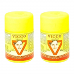 Vicco Vajradanti Ayurveda hambapulber tugevate hammaste ja igemete kaitseks | Taimne suuhoolduse pulber v&auml;rske hinge&otilde;hu jaoks | 25g Iga pakk 2 tk