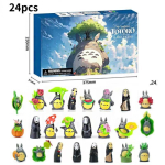 Totoro j&otilde;ulunukk Mudel 24 P&auml;eva Countdown Advendikalender M&auml;nguasi P&uuml;hade Kingitus Totoro D gray
