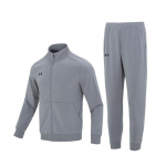 Under Armour Logo Kootud Jakk ja Jooksup&uuml;ksid Vabaaja Spordikomplekt Meeste komplektid Hall 23600304-014+23600704-014 S