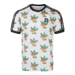 Adidas Originals Trefoil Seeria Sk8 Trefoil Jersy &Uuml;mmarguse kaelusega L&uuml;hikeste varrukatega T-s&auml;rk Meeste Topid Valge FM7321 XL