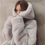 Korea paks sametmantel naiste talveriided uus jope versioon lahtine imitatsioon k&uuml;&uuml;liku karusnahast pluus kapuutsiga kasukas XL hall